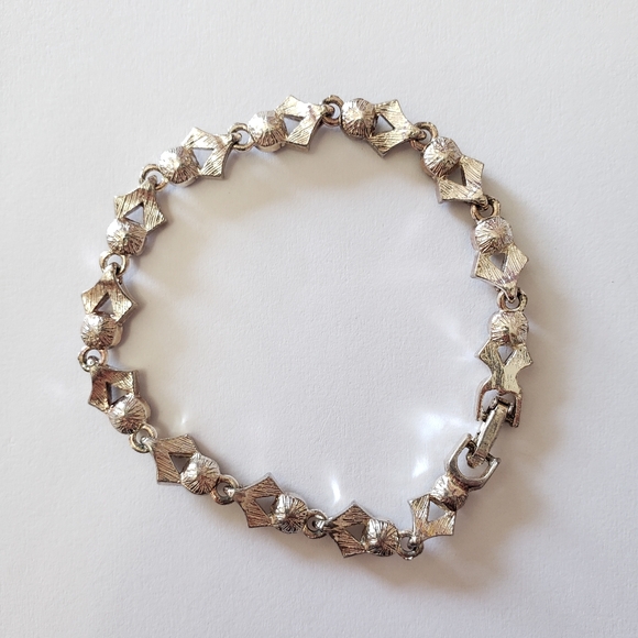 Vintage purple Rignstones bracelet - Picture 4 of 13